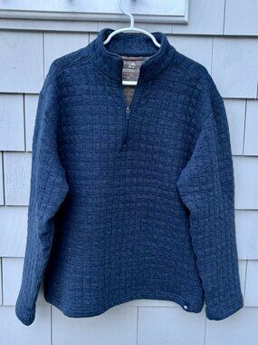Boys Large Southern Tide Navy Fairwood Quarter Zip